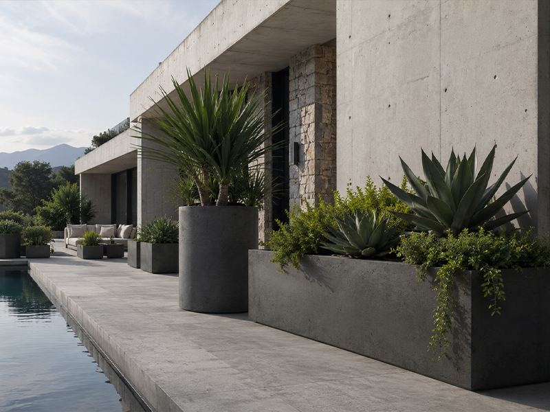 Hisar Saksı Villa ve Bahçe Peyzajı